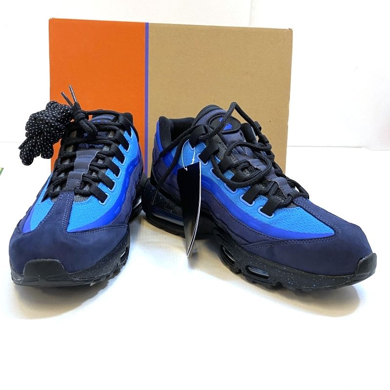 03w10233【タグ/箱付き美品】Stash × Nike Air Max 95 Black and  
