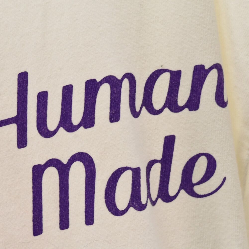 ヒューマンメイド Flamingo L/S T-Shirt White Human Made Men's Long Sleeve Flamingo T-Shirt in White Human