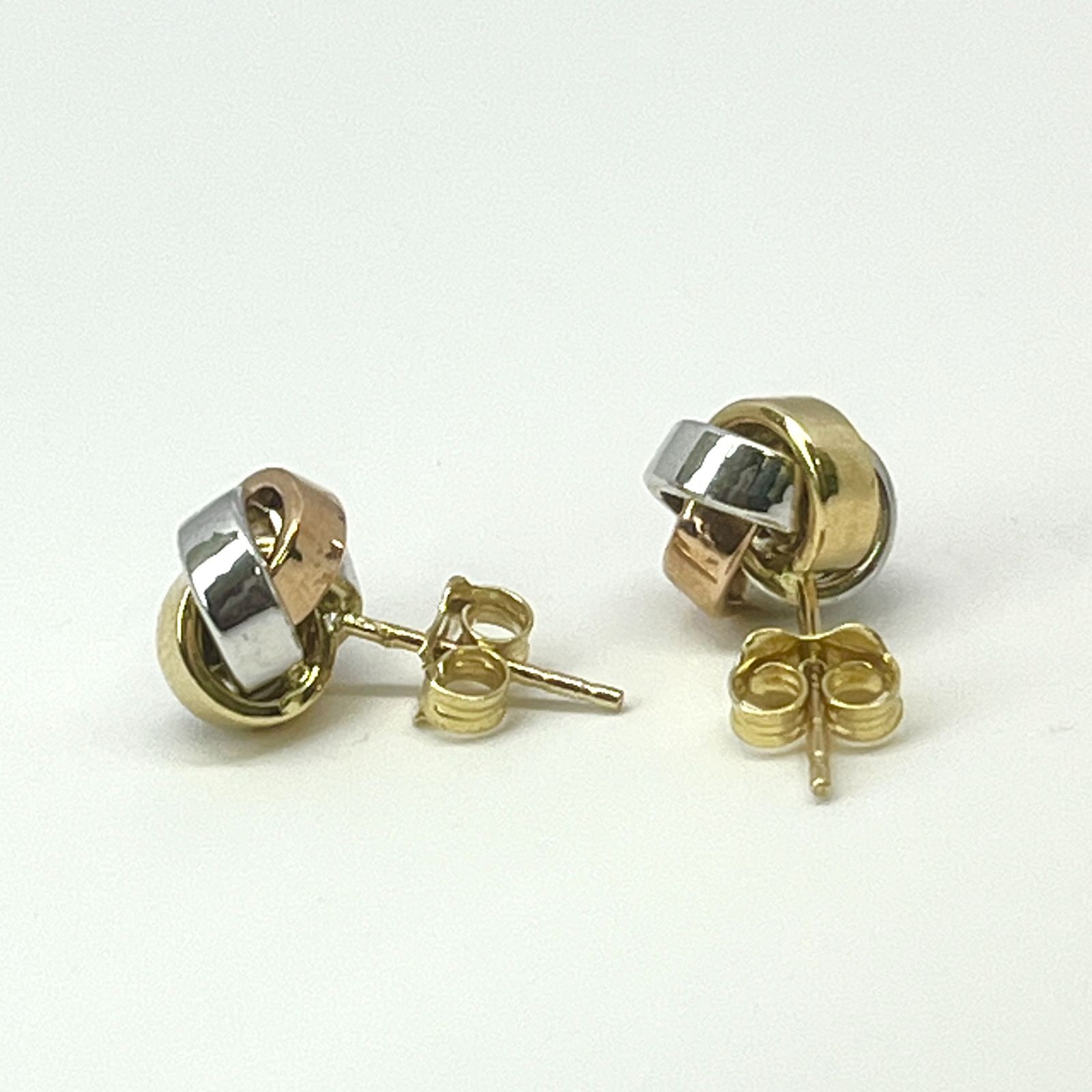 K18YG PG 天然ダイヤモンドフープピアス ホワイトマザーオブパール 18