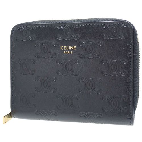 【セリーヌ】エンボスドトリオンフ ケース ミニウォレット CELINE(セリーヌ) トリオンフ エンボスド カードウォレット 小銭入れ