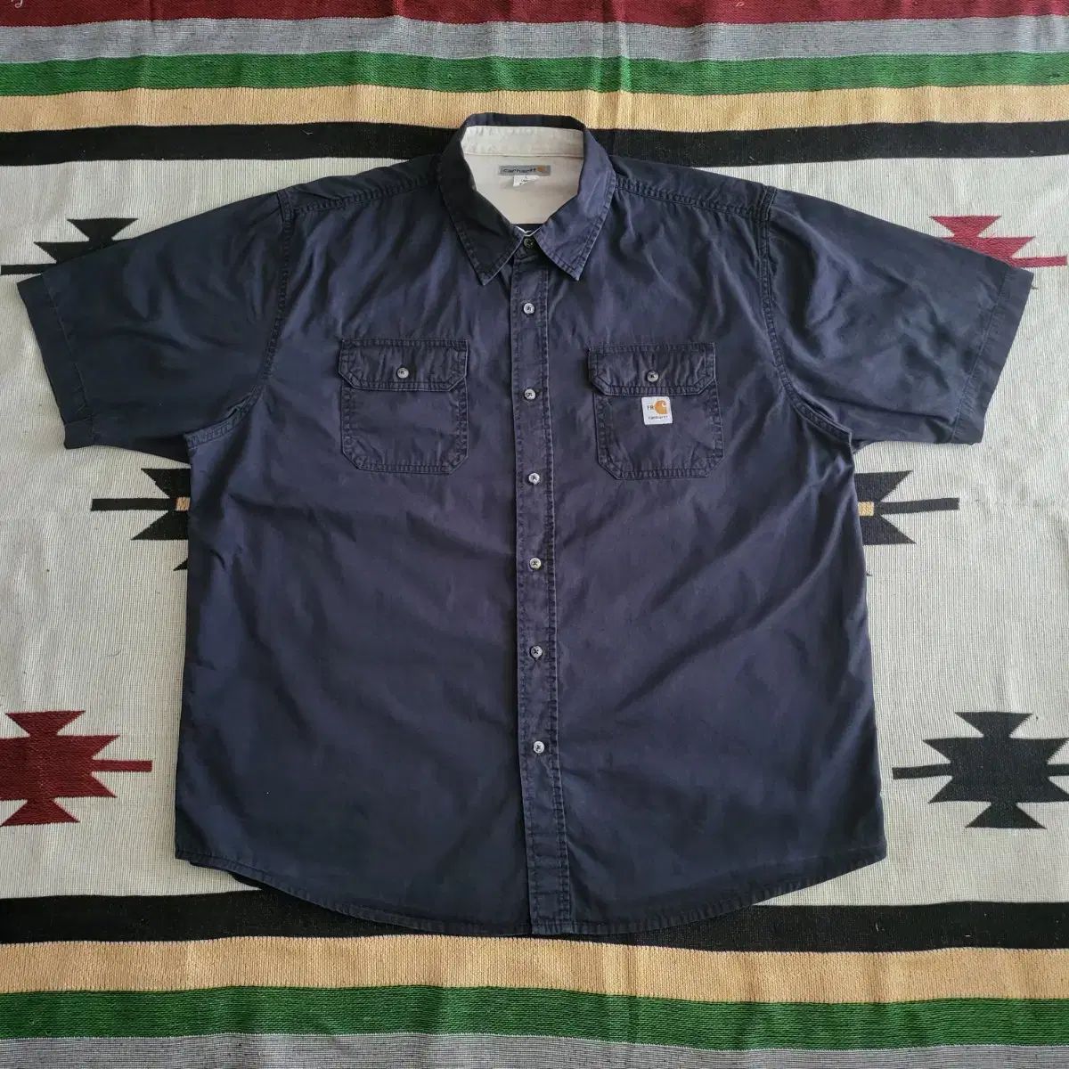 Carhartt カーハート 綿 セミオーバーサイズ 半袖シャツ L