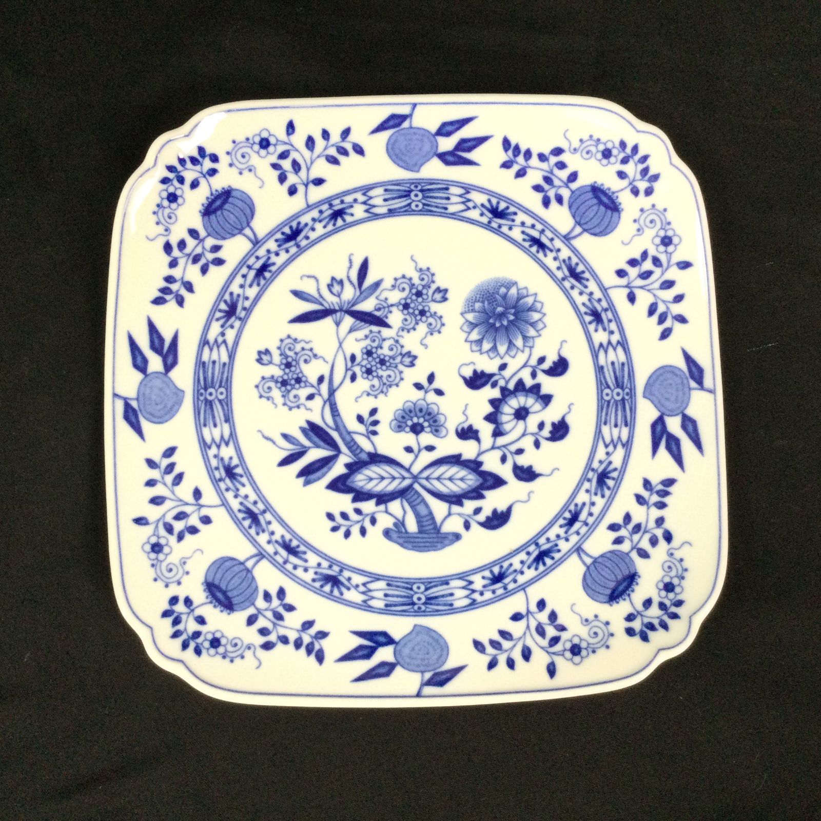 Hutschenreuther フッチェンロイター ブルーオニオン プレート2枚