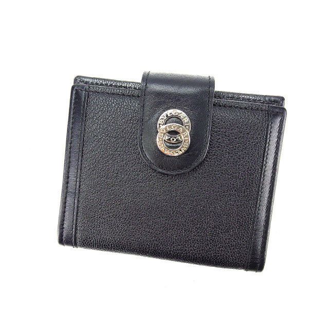 ブルガリ BVLGARI 手帳カバー ドッピオトンド ブラック×シルバー レディース