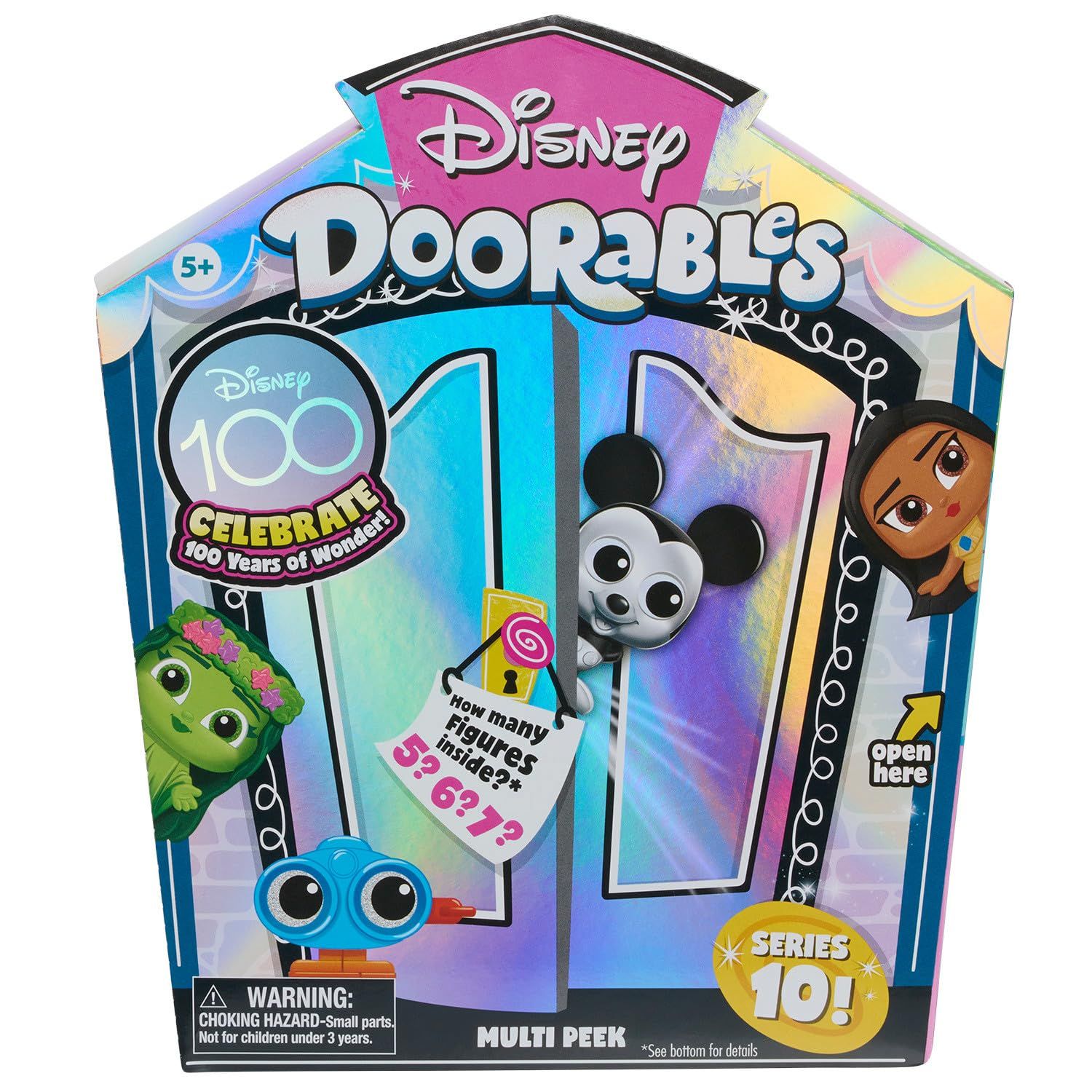 Disney Doorables マルチピークシリーズ10、コレクション用ブラインドバッグフィギュア、スタイルは異なる場合があります、対象年齢5歳以上の子供のおもちゃ Just Play 