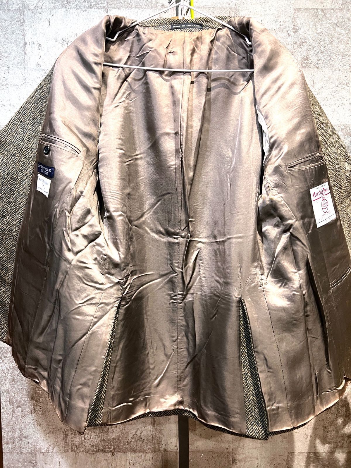 美品 英国製 マレンゴ X トゥモローランド BLUE BOAT ハリスツイード