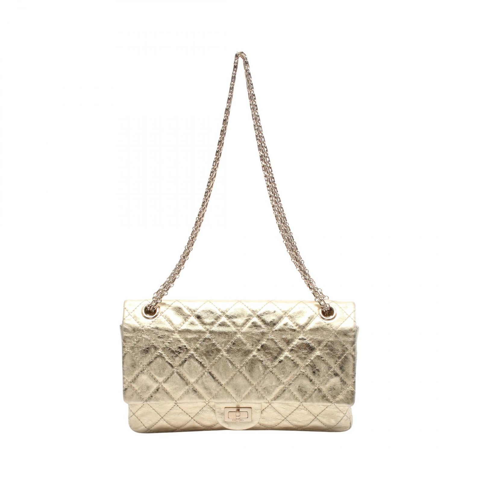 シャネル CHANEL ショルダーバッグ 2.55 マトラッセ Wフラップ A37587  