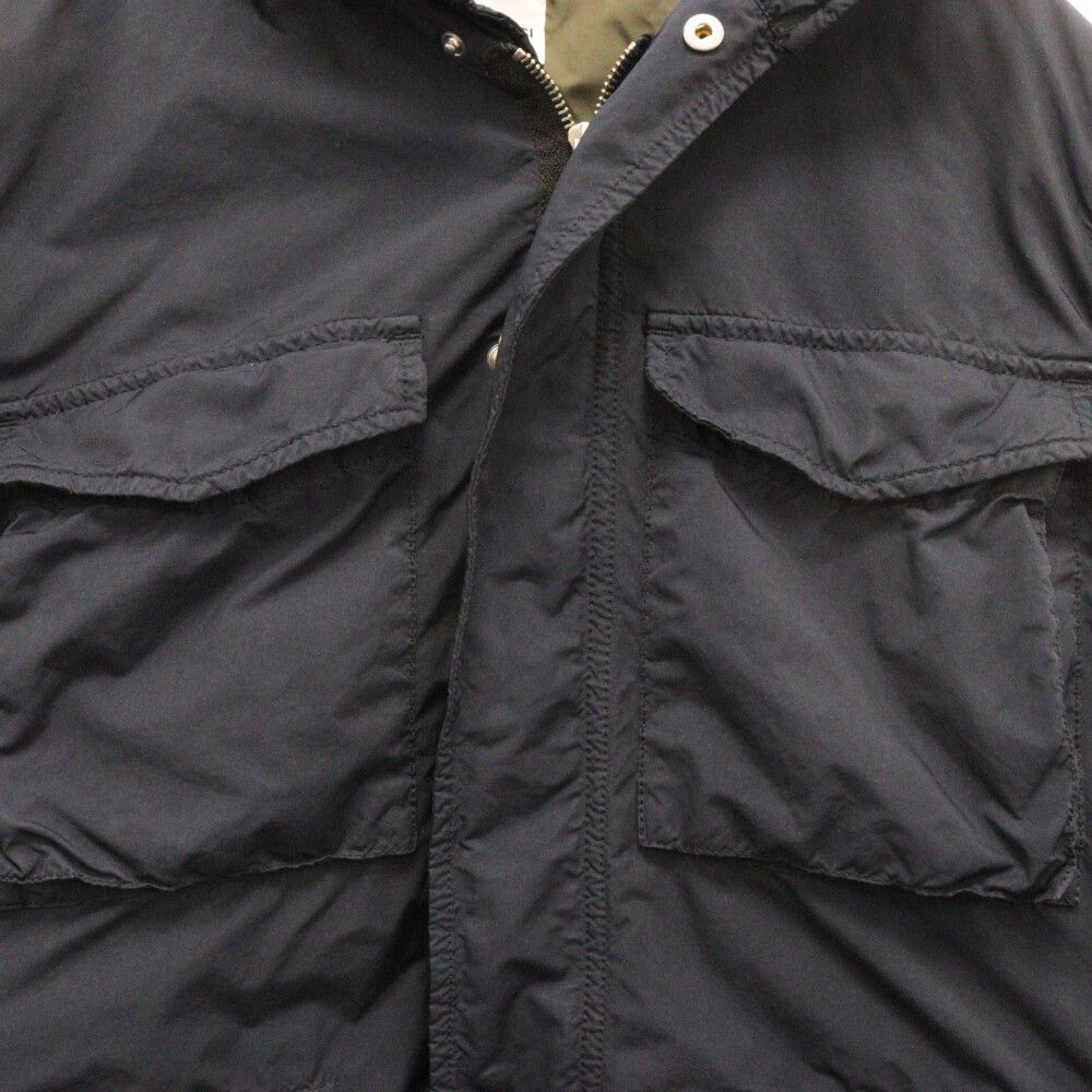 ASPESI アスペジ ガーメントダイ ミリタリージャケット M ネイビーグレー ASPESI【アスペジ】M-65ブルゾン NEWCAMP 4I1I281024 85098