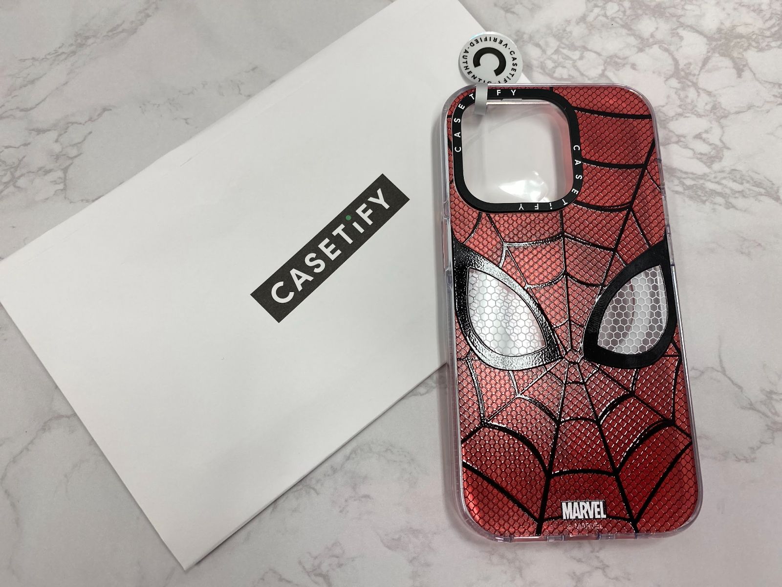 おしゃれ】 新品未使用☆CASETiFY スパイダーマン iPhone14ProMax 