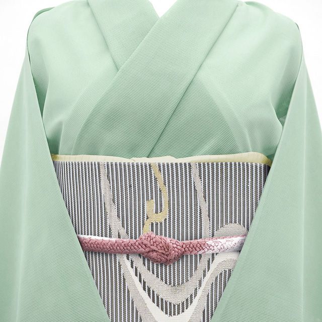 新古品】 夏物 名古屋帯 未使用 正絹 絽綴れ 絽 綴れ 八寸 金