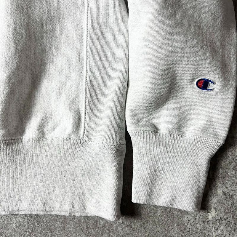 Champion 2段 カレッジ プリント リバースウィーブ スウェット
