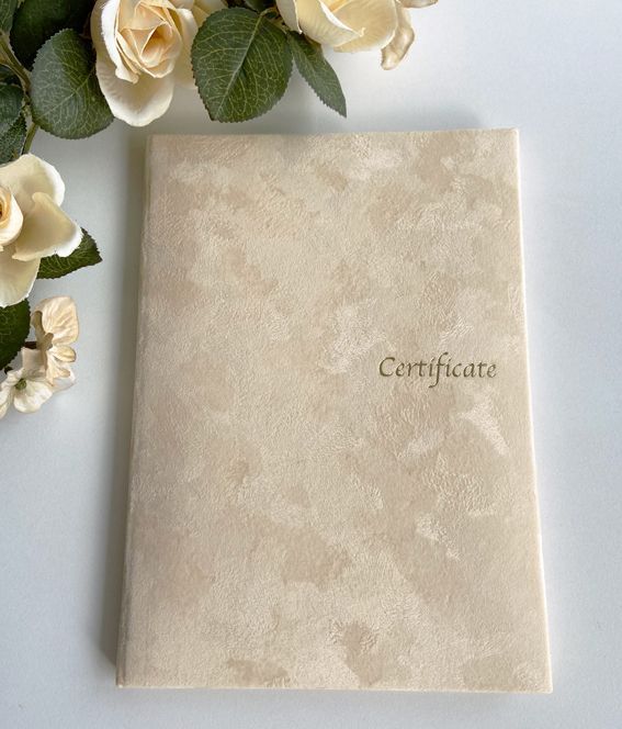 メルカリshops 人前結婚式誓約書 写真台紙付 レーチェヌバックベージュ 人前式