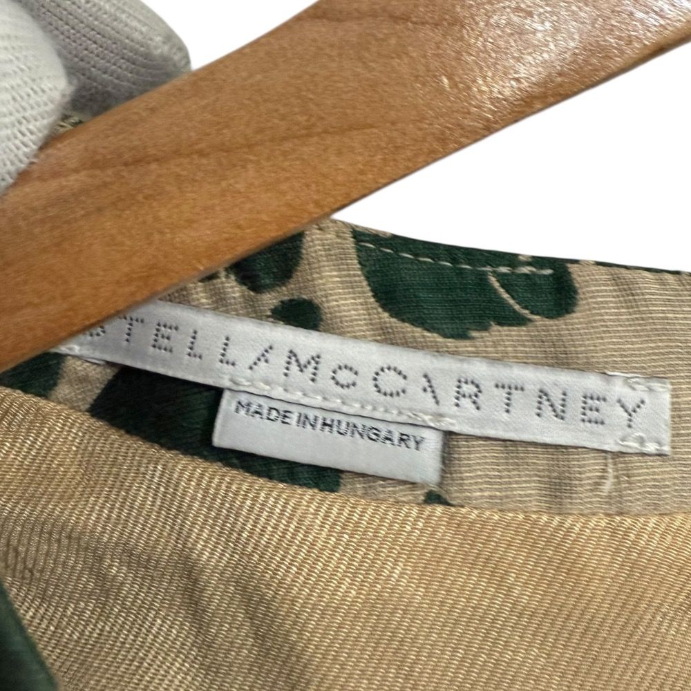 ステラマッカートニー シルクノースリブラウス 美品 STELLA McCARTNEY ステラマッカートニー フラワー
