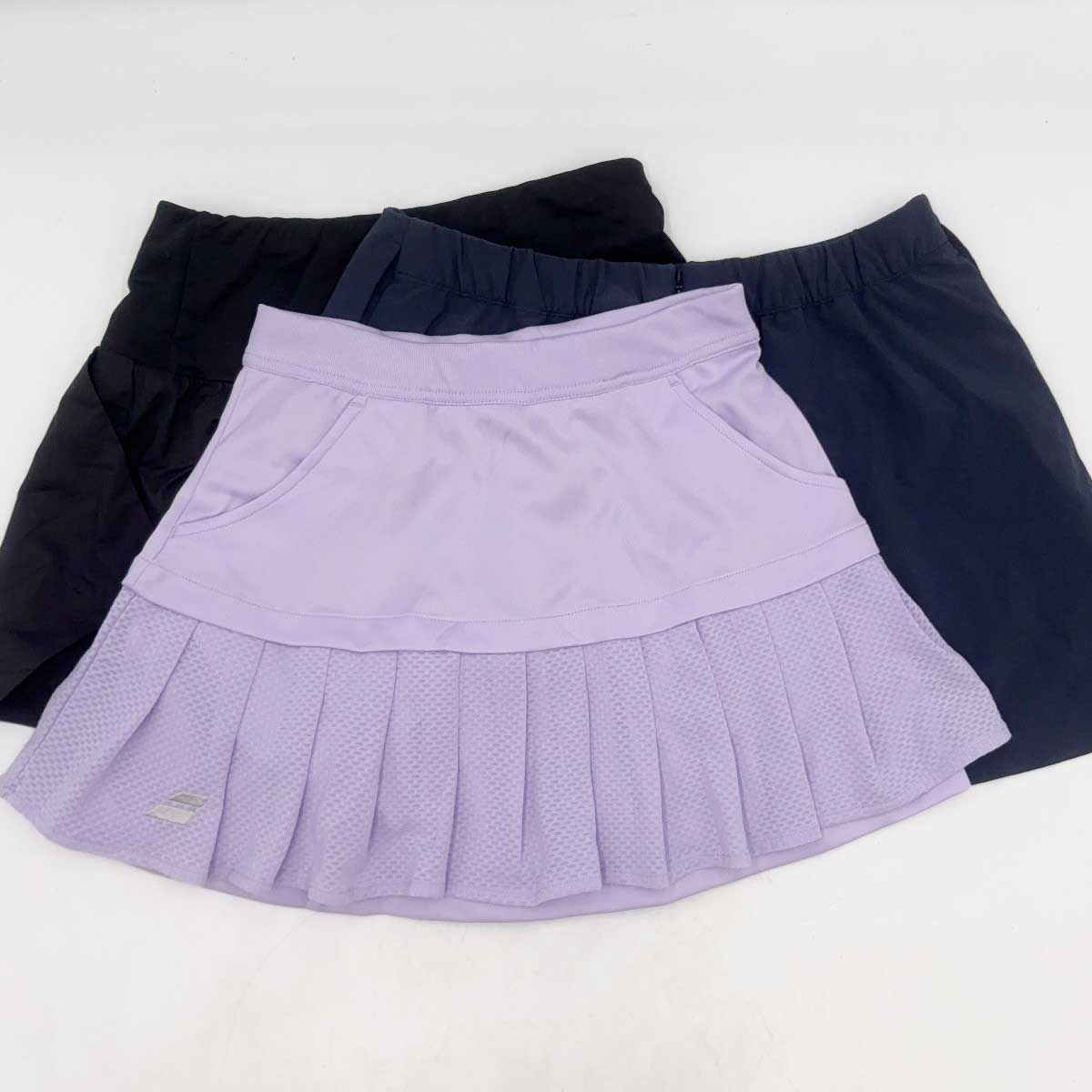 【未使用】[3点セット] デサント ショートパンツ プリンス スコート バボラ PURE SKORT スコート M レディース スポーツ テニスウェア 未使用】[3点セット] デサント ショートパンツ プリンス スコート