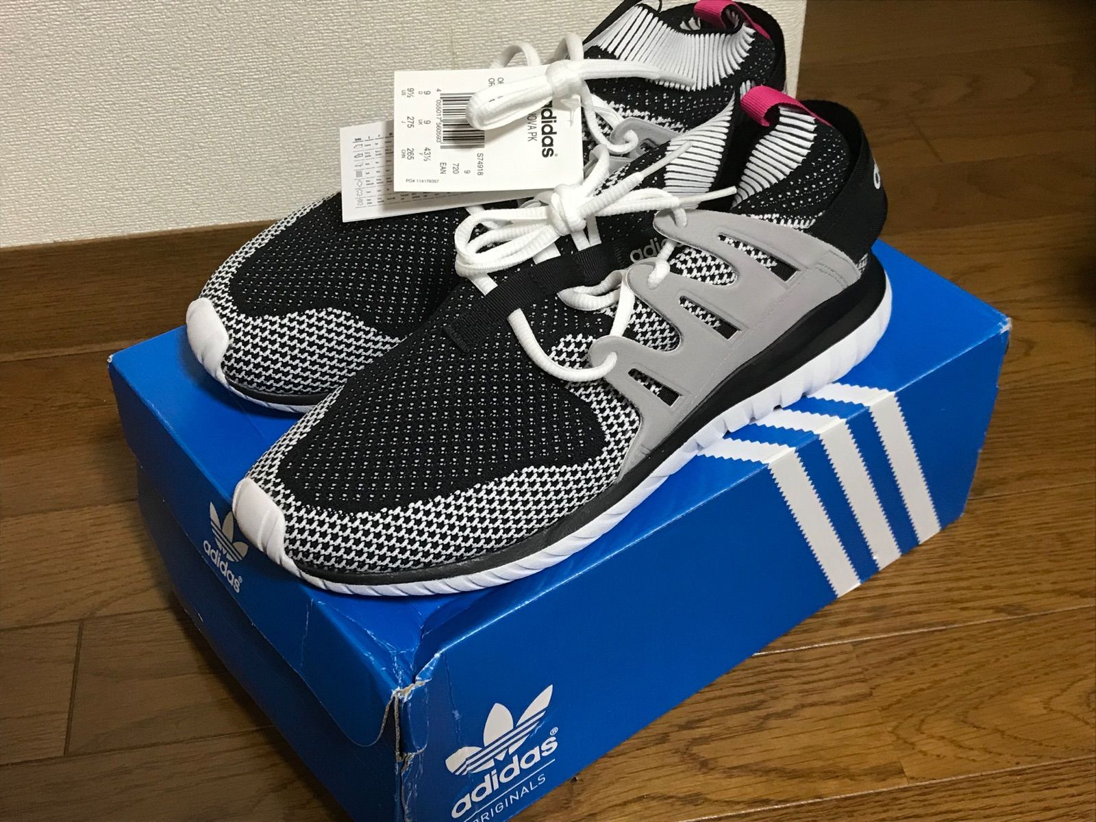 未使用★アディダス TUBULAR NOVA PK スニーカー27.5cm