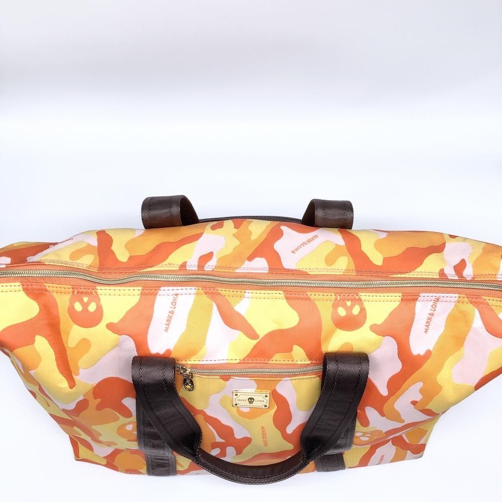☆特価☆マークアンドロナ ロッカーバッグ オレンジ×イエロー