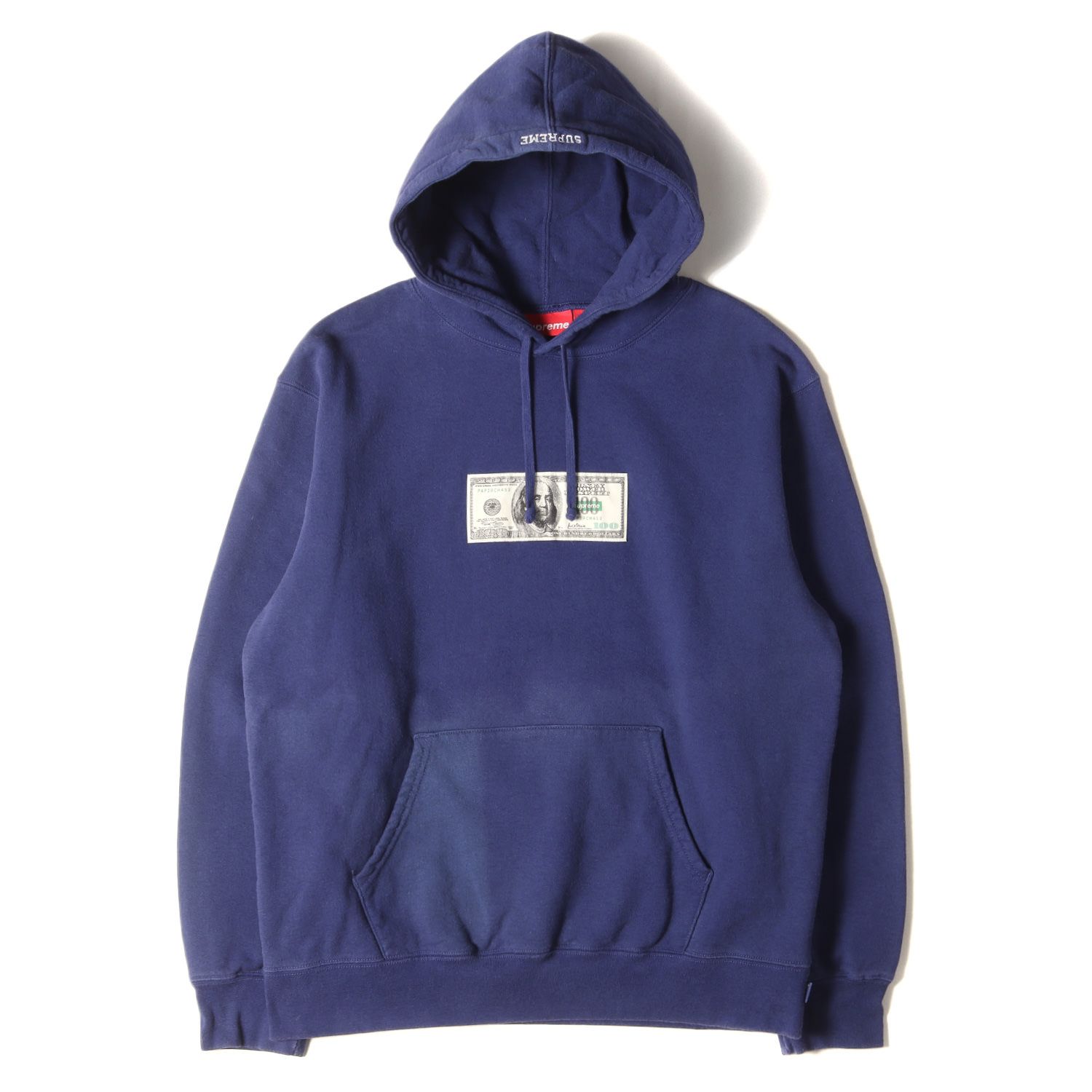 SUPREME パーカー Lサイズ ネイビー 【公式通販】