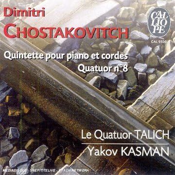 仏CD Yakov Talich Quartet; Kasman Shostakovich:Piano/Str Quints CAL9320 Calliope /00110 仏CD Yakov Talich Quartet; Kasman Shostakovich:Piano/Str