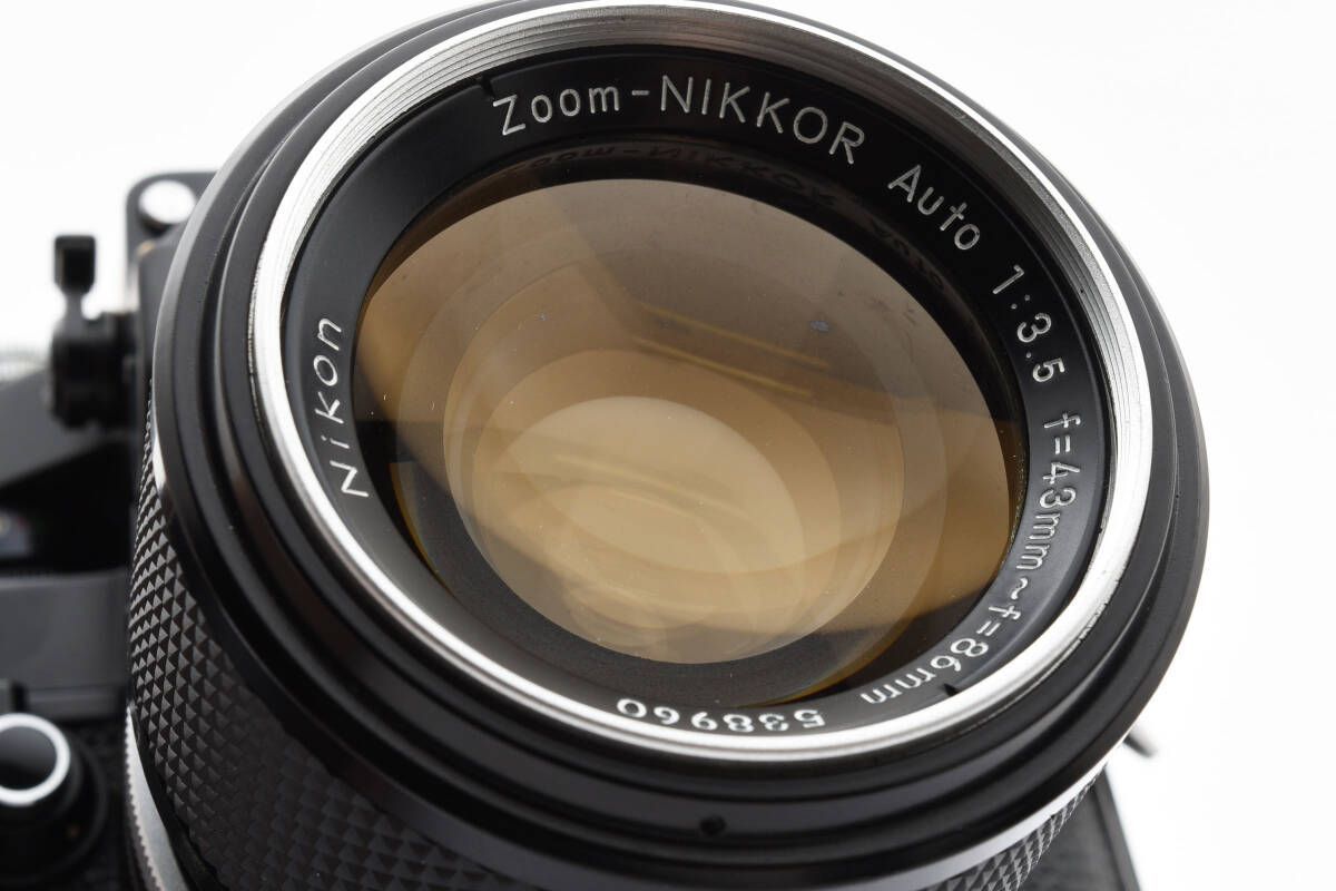 ★格安★Nikon F2 フォトミック ブラック + Zoom-Nikkor Auto 43-86mm F3.5 ニコン★8126