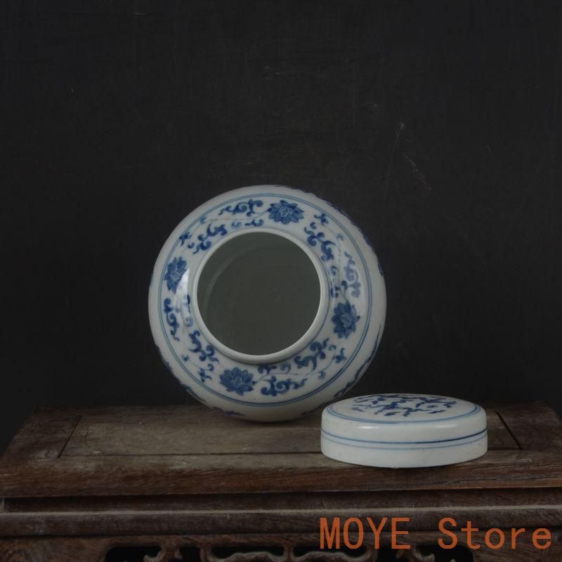 明成化青花嬰戯紋天字缶 景徳鎮 陶磁器 装飾品 現代工芸品 美術品 置物 明成化青花嬰戯紋天字缶 景徳鎮 陶磁器 装飾品 現代工芸品 美術品 置物