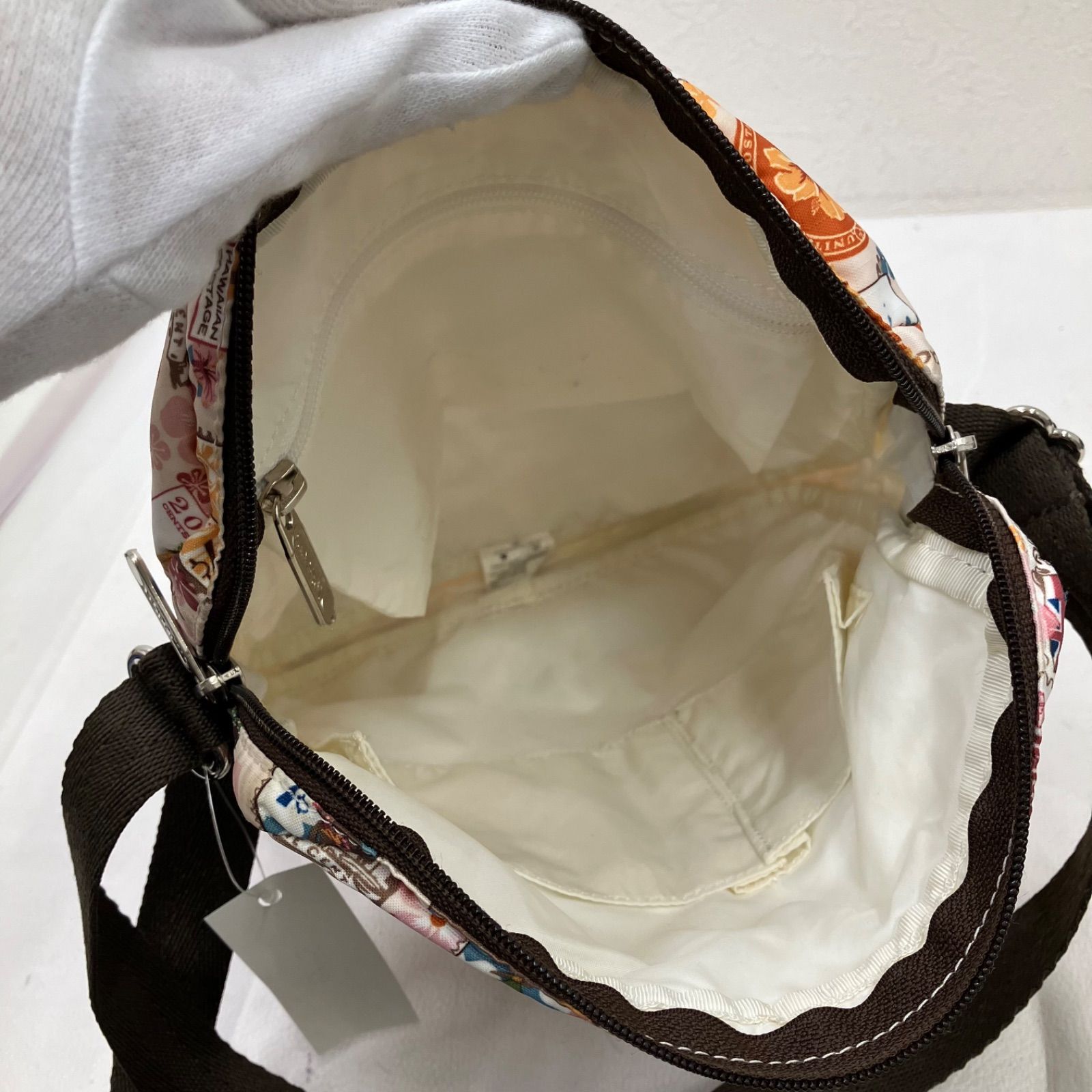 ハワイ限定】レスポートサック レイアロハ 切手柄 ショルダーバッグ 