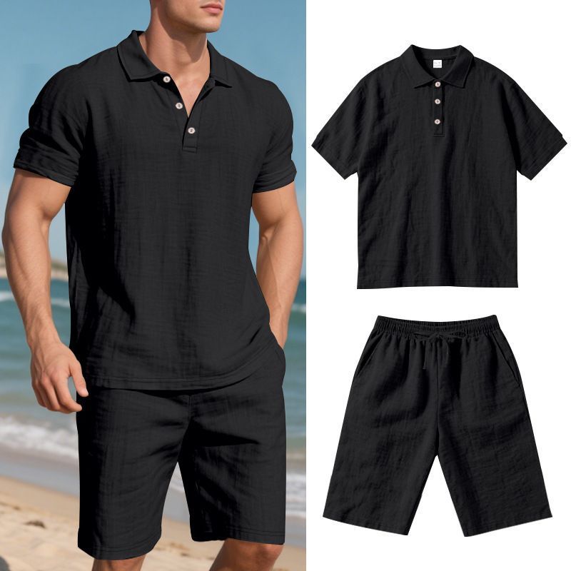 ジーフォア ゴルフ メンズ 半袖 ブラックショートパンツとTシャツセット 新品G/FORE ゴルフウェア メンズ半袖Tシャツ ショートパンツ