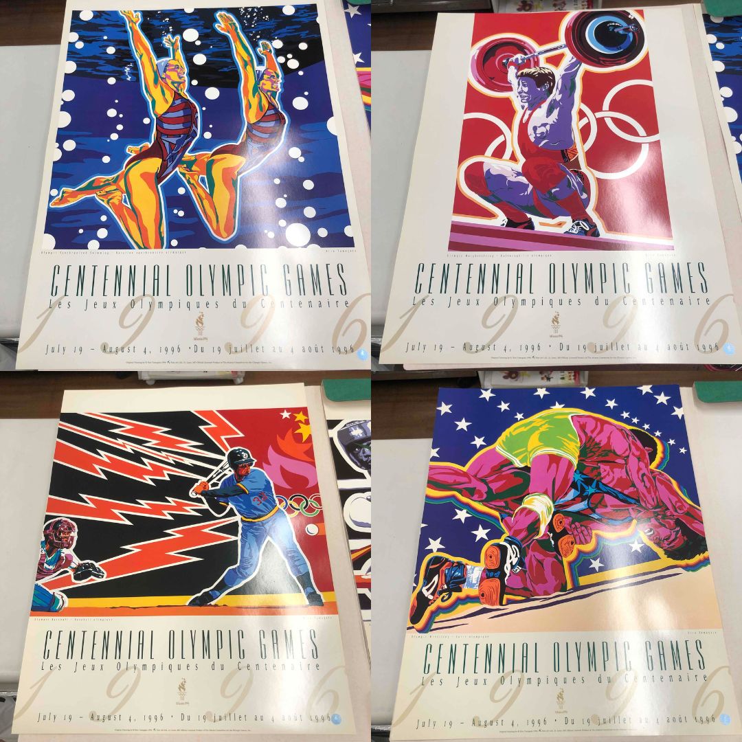 ヒロヤマガタ1996年オリンピックポスター当時もの希少。