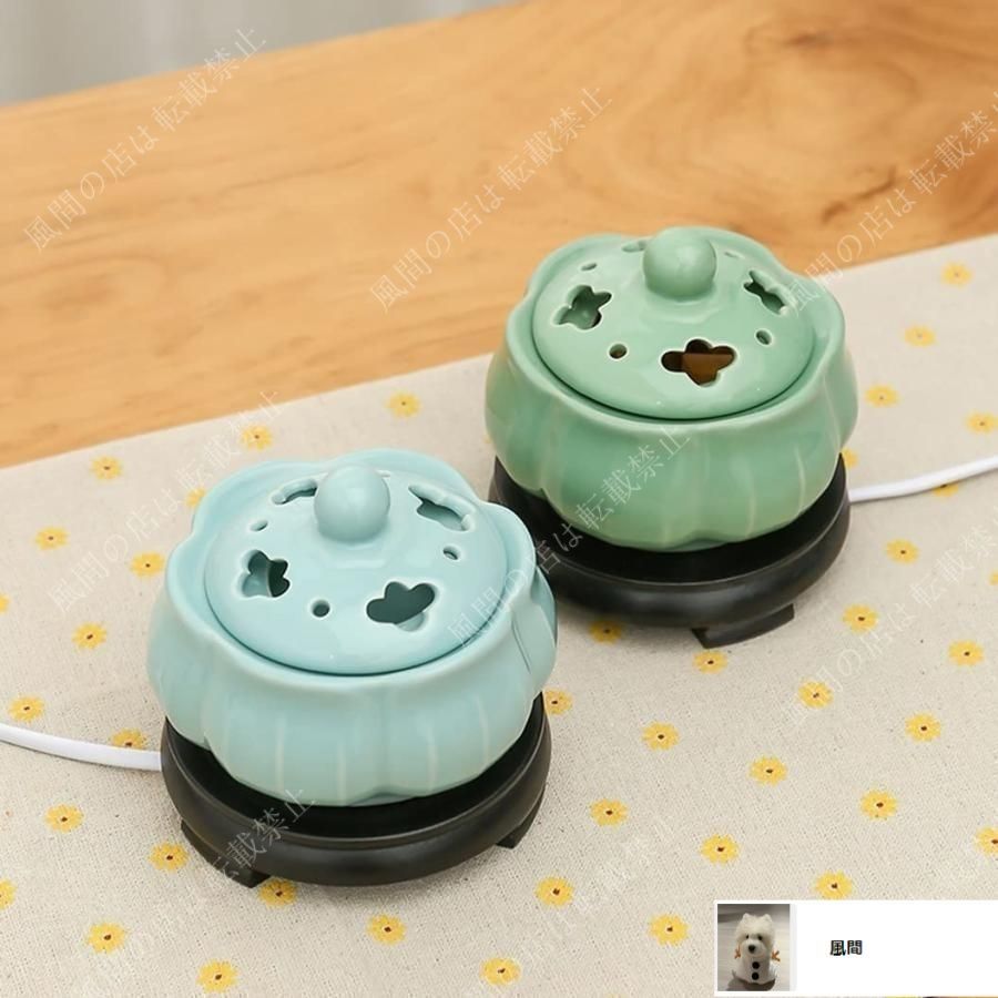 新品・未使用】電気香炉 電子香炉 お香立て おしゃれ アロマ