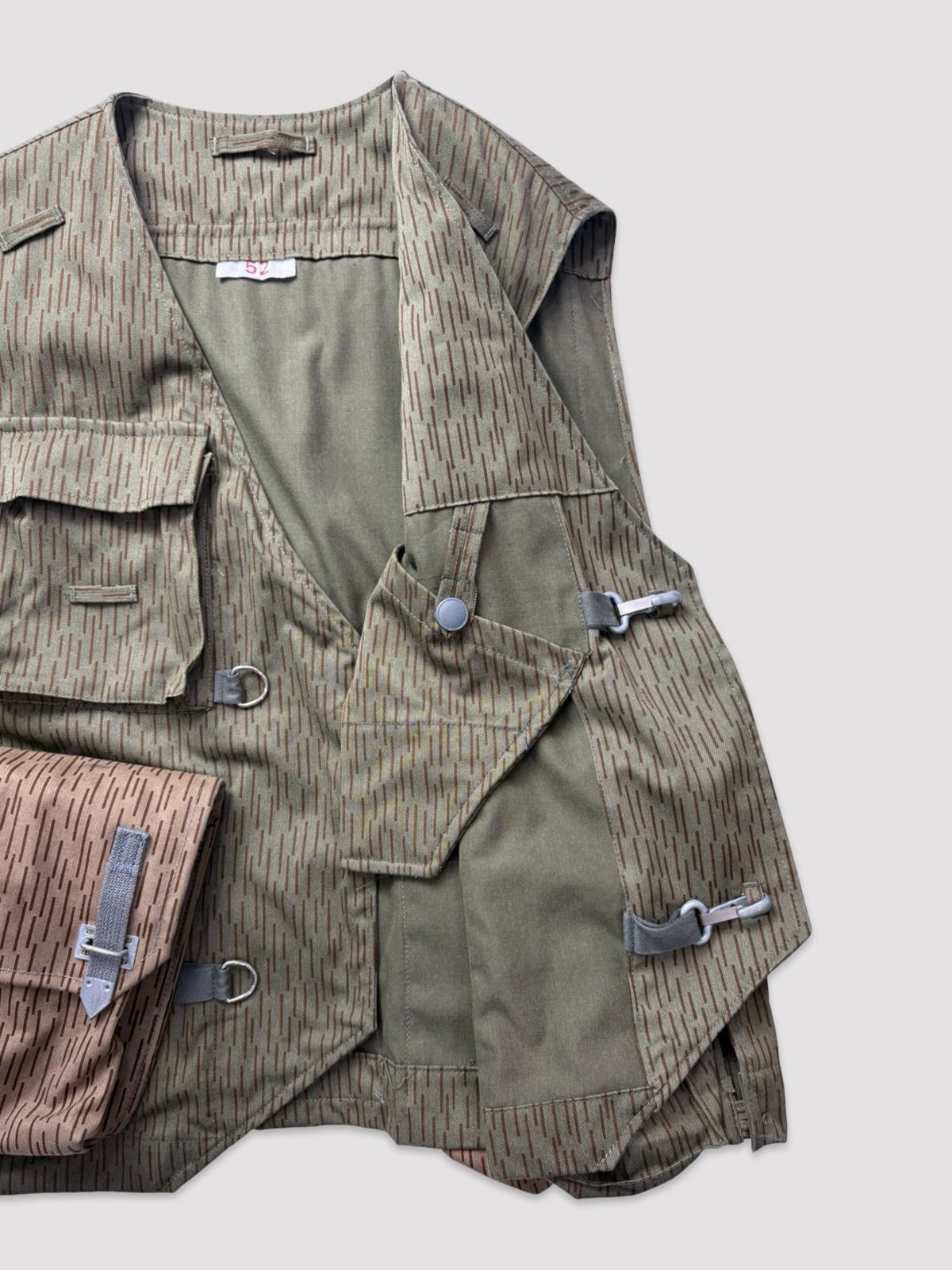 希少品 東ドイツ軍 NVA レインドロップカモ アサルトベスト