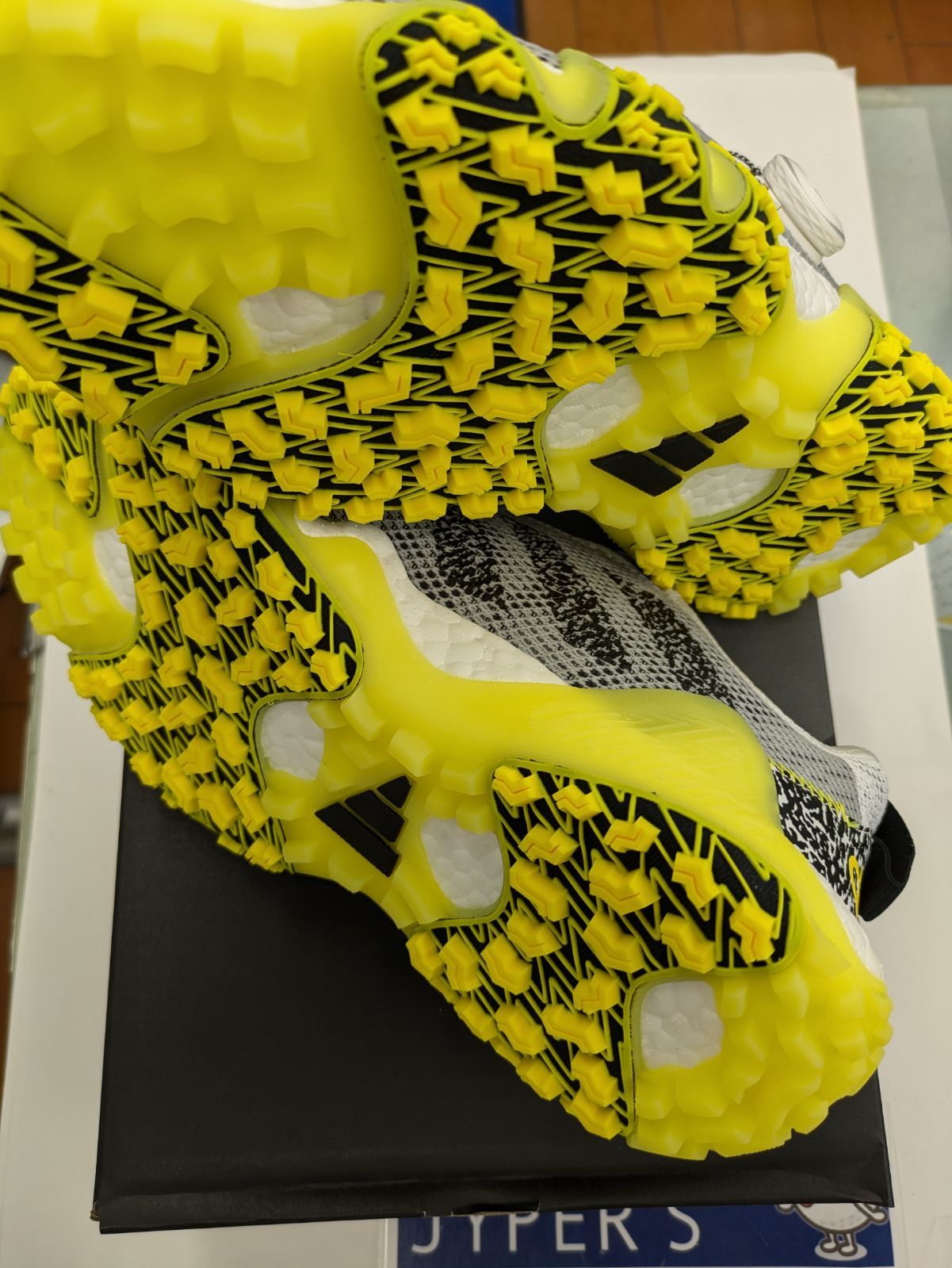 ゴルフ adidas コードカオス22 BOA GX0199 ビームイエロー 27.5cm