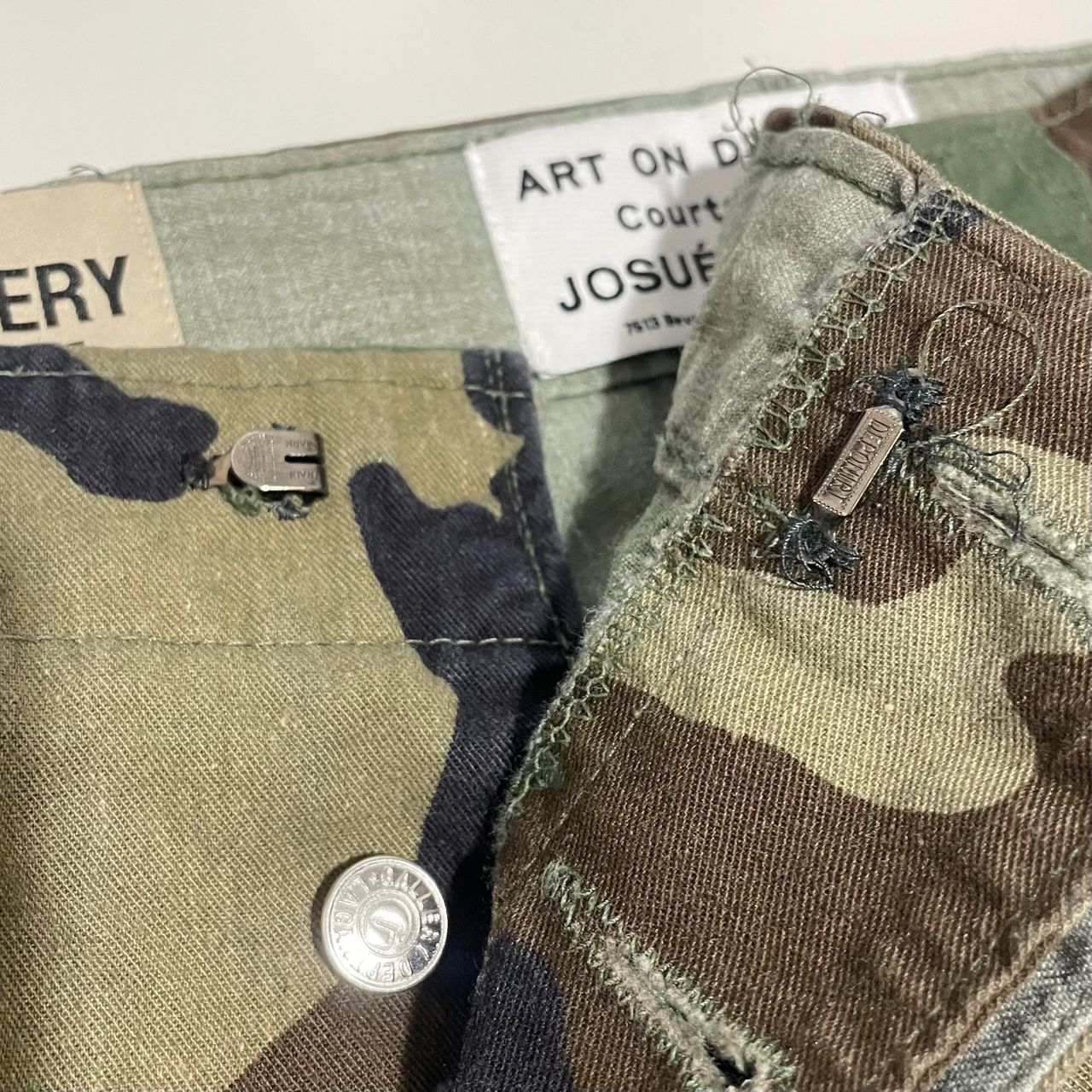 GALLERY DEPT. LA Camo Flare ペイント フレア 加工 迷彩 カーゴ