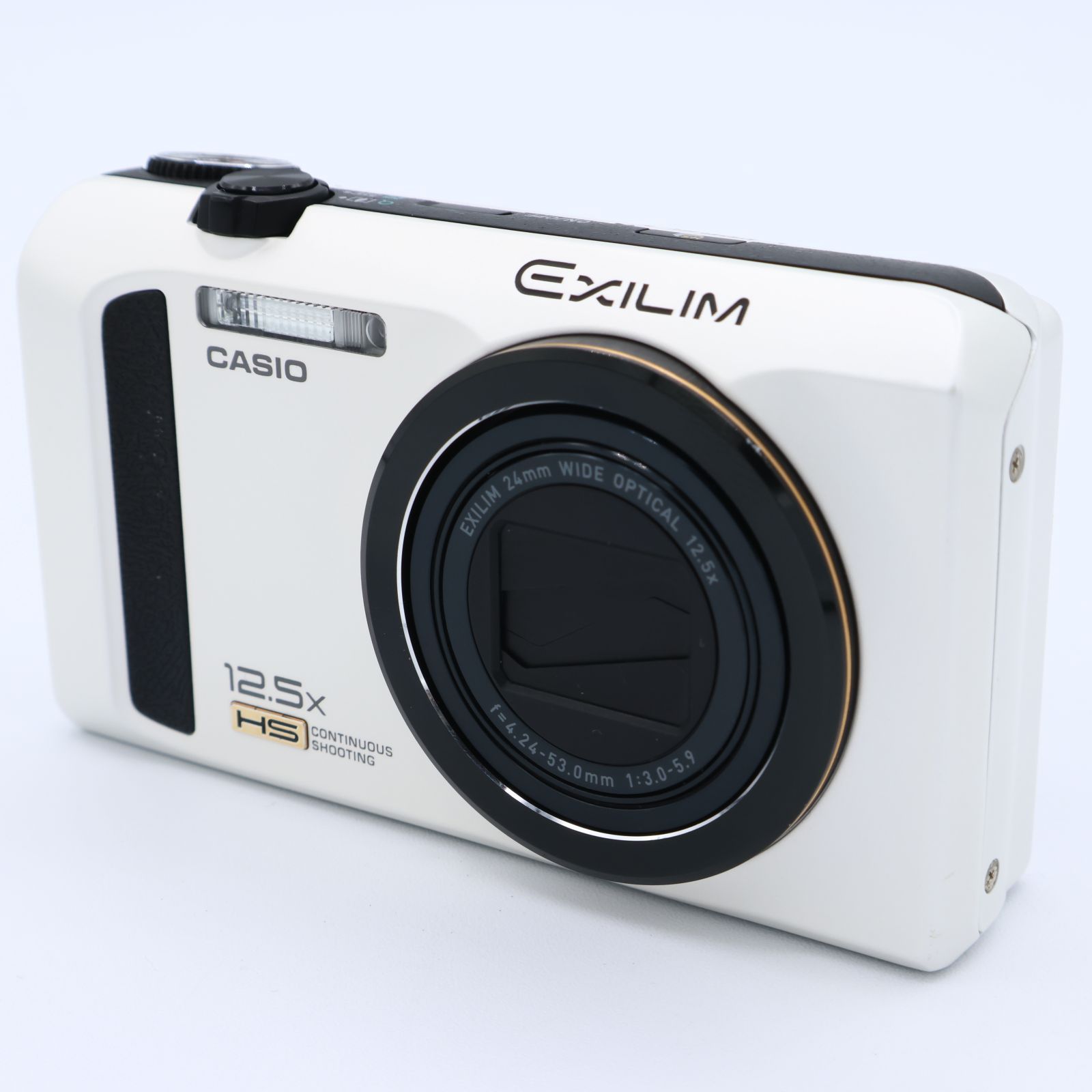CASIO デジタルカメラ EXILIM 1210万画素 光学ズーム12.5倍 EX-ZR100WE 