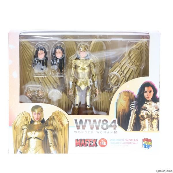 【中古】[FIG]マフェックス No.148 MAFEX WONDER WOMAN GOLDEN ARMOR Ver.(ワンダーウーマン  ゴールデンアーマーver) WONDER WOMAN 84(ワンダーウーマン 1984) 可動フィギュア メディコム・トイ