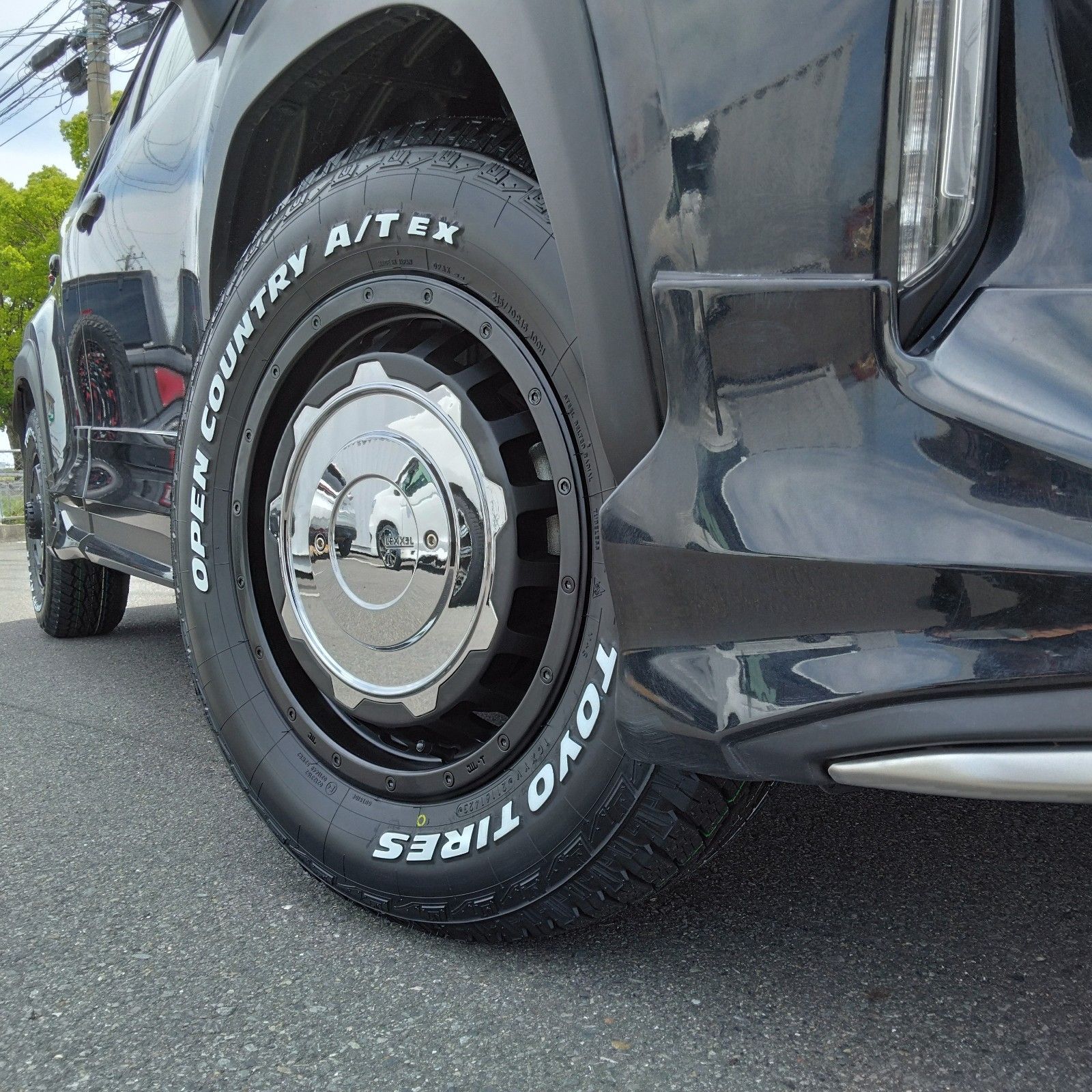 プリウスα VOXY セレナ ヤリスクロス タイヤホイールセット 新品4本 205/65R16 トーヨータイヤ オープンカントリーA/T EX  SwaGGer Oldstyle クロームキャップ 16インチ - メルカリ