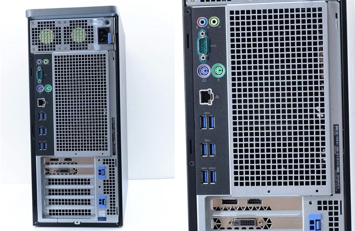 DELL T5820■メモリ32GB■SSD256GB+HDD1TB Dell Precision T5820 6 Monitor Support Xeon 3.70GHz 8C 64GB