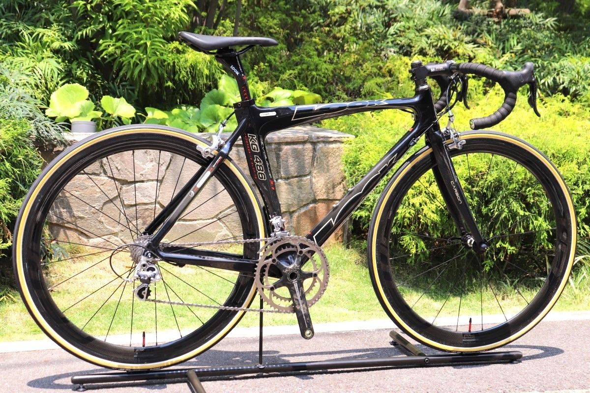 カーボン製ロードバイク FP6 カンパレコード仕様 身長178-185cm ルック LOOK KG486 SL 2005年頃モデル Sサイズ カンパニョーロ