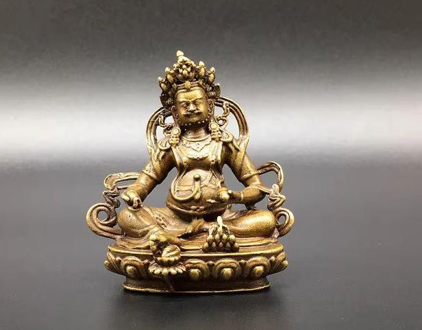 銅細工 財神銅仏 仏教美術 装飾品 工芸品 美術品 置物