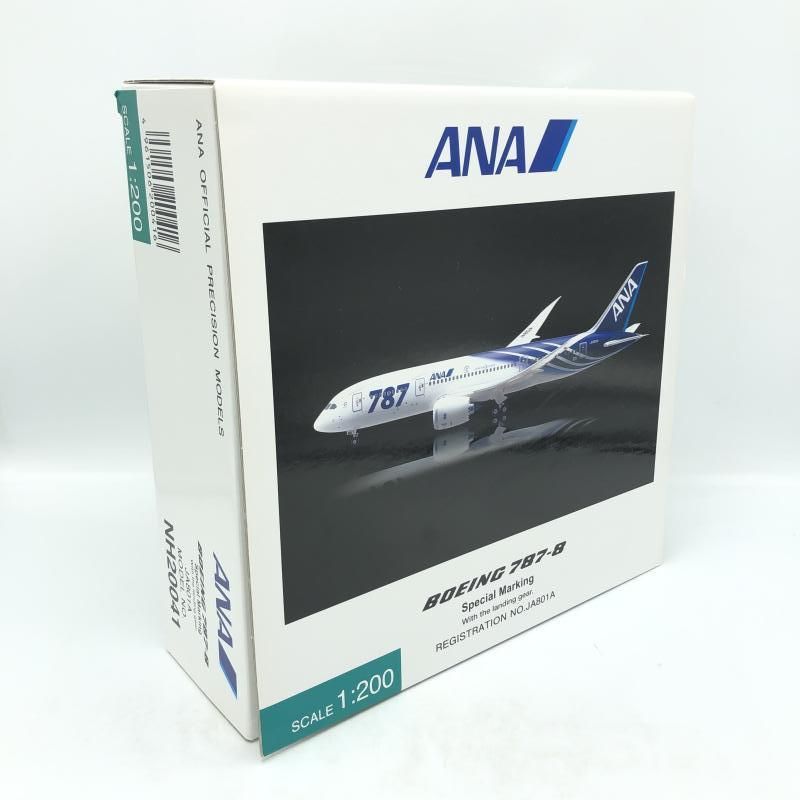 全日空商事 1|200 ボーイング787-8 ANA特別塗装機 JA801A 暫定 仕様機 6