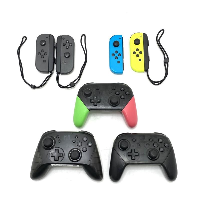 ｹﾞｰﾑOP ｼﾞｬﾝｸ Switci Joy-con Proｺﾝﾄﾛｰﾗｰ ﾎﾘﾊﾟｯﾄﾞ 7台まとめｾｯﾄ 動作未 95 240095292865