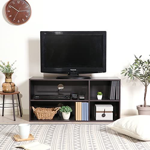 迅速発送】不二貿易 TVラック テレビ台 幅89×奥行29.5×高さ42cm