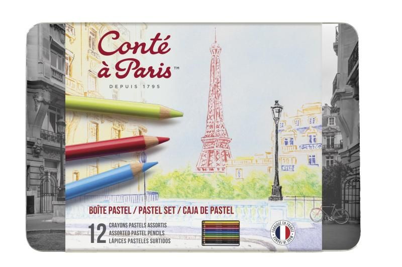 Conte a Paris　コンテ・ア・パリパステルペンシルアソート48色セット Amazon | Conte コンテ・ア・パリ パステルペンシル アソート