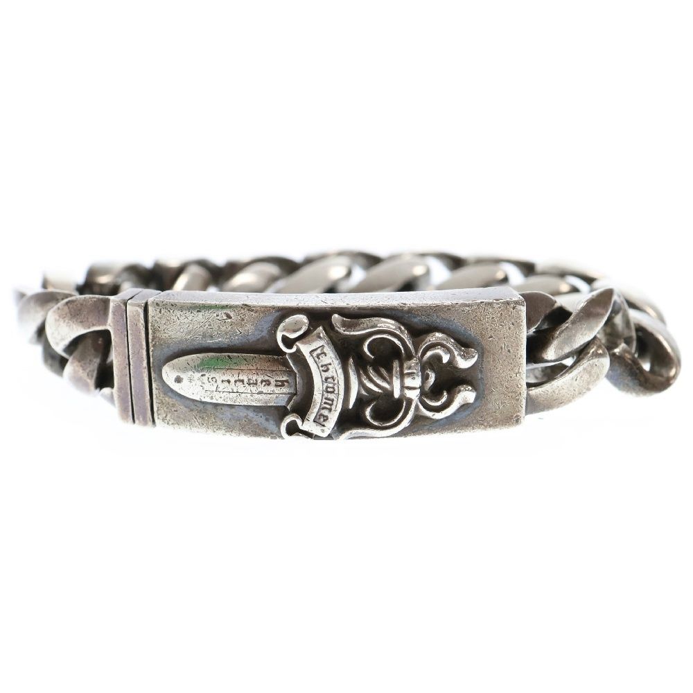 CHROME HEARTS (クロムハーツ) ID DAGGER ダガーIDクラシックリンクブレスレット 13リンク シルバー BCA156