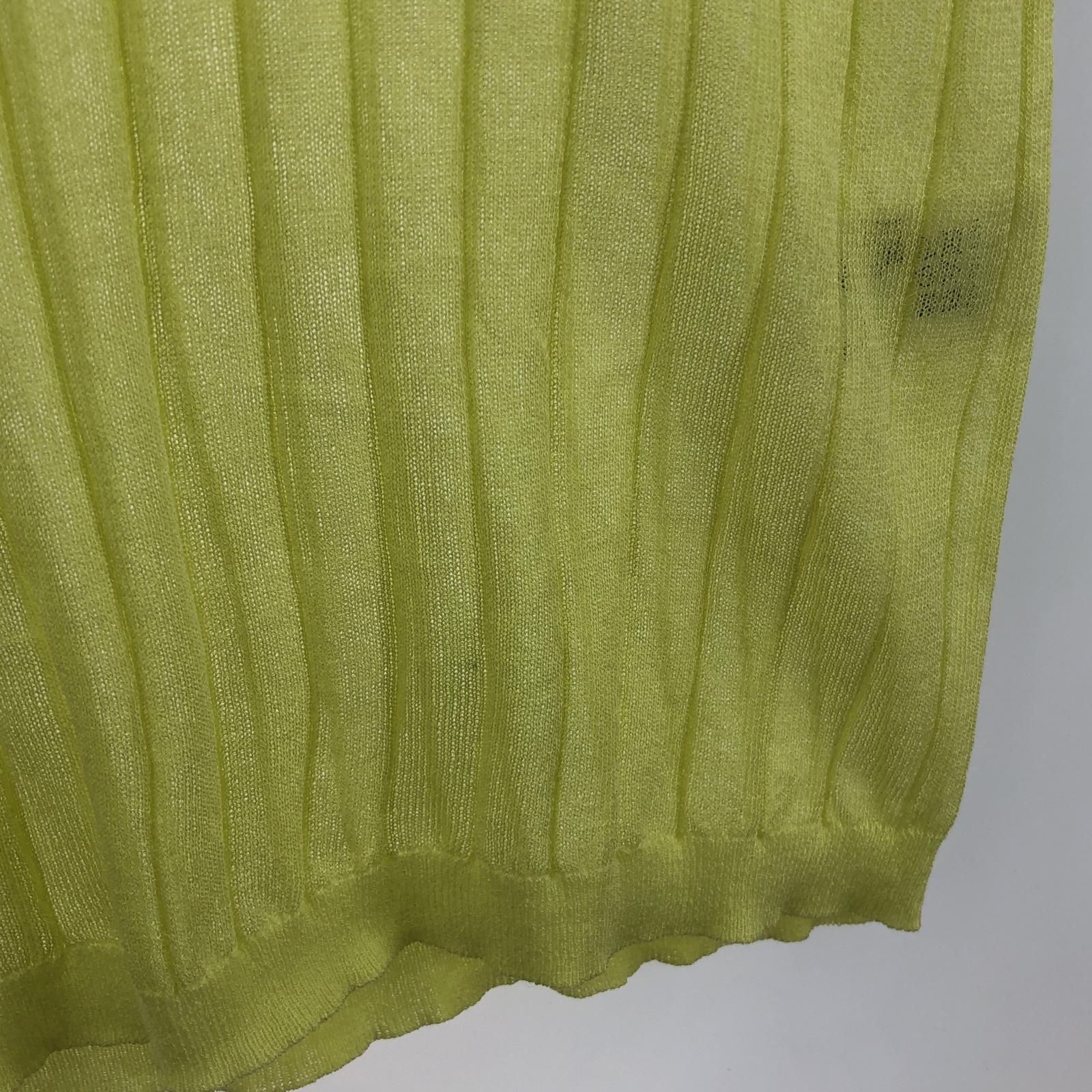 H BEAUTY&YOUTH UNITED ARROWS/SHEER RIB SHIRT KNIT PULLOVER/F