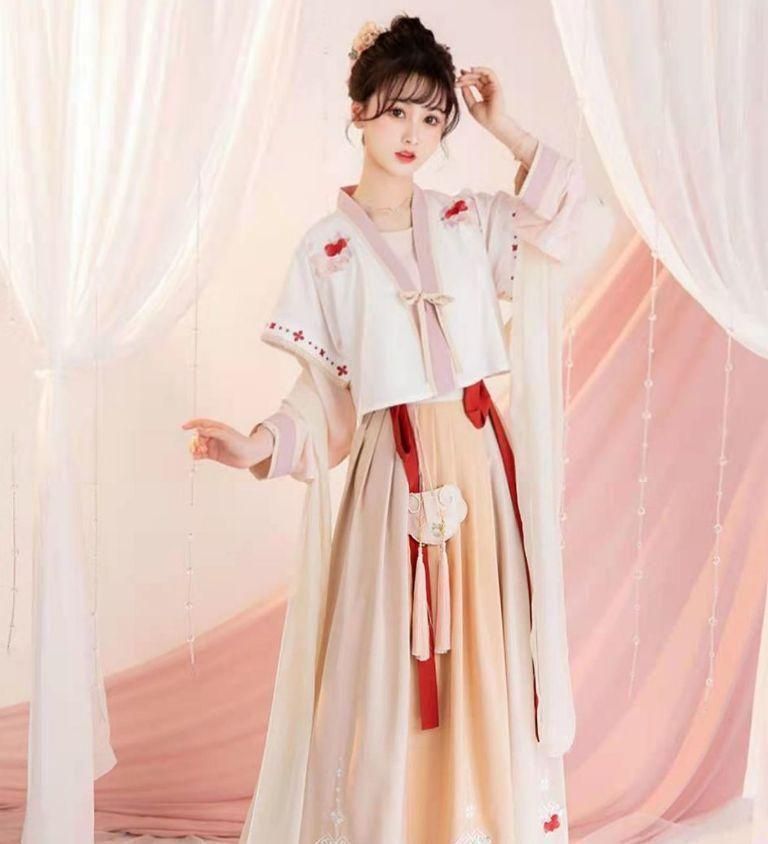 HF-221 豪華刺繍 漢服 かんふく 古風衣装 レトロ風 中華ロリータ コスプレ ワンピース 唐装 仙女服 中華風 美しい刺繍