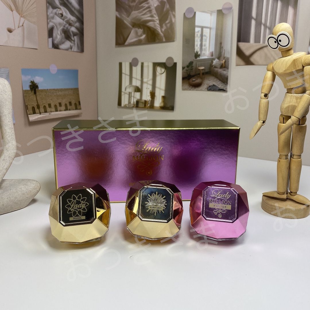 新品 PACO Rabanne Lady million  香水 30ml*3本