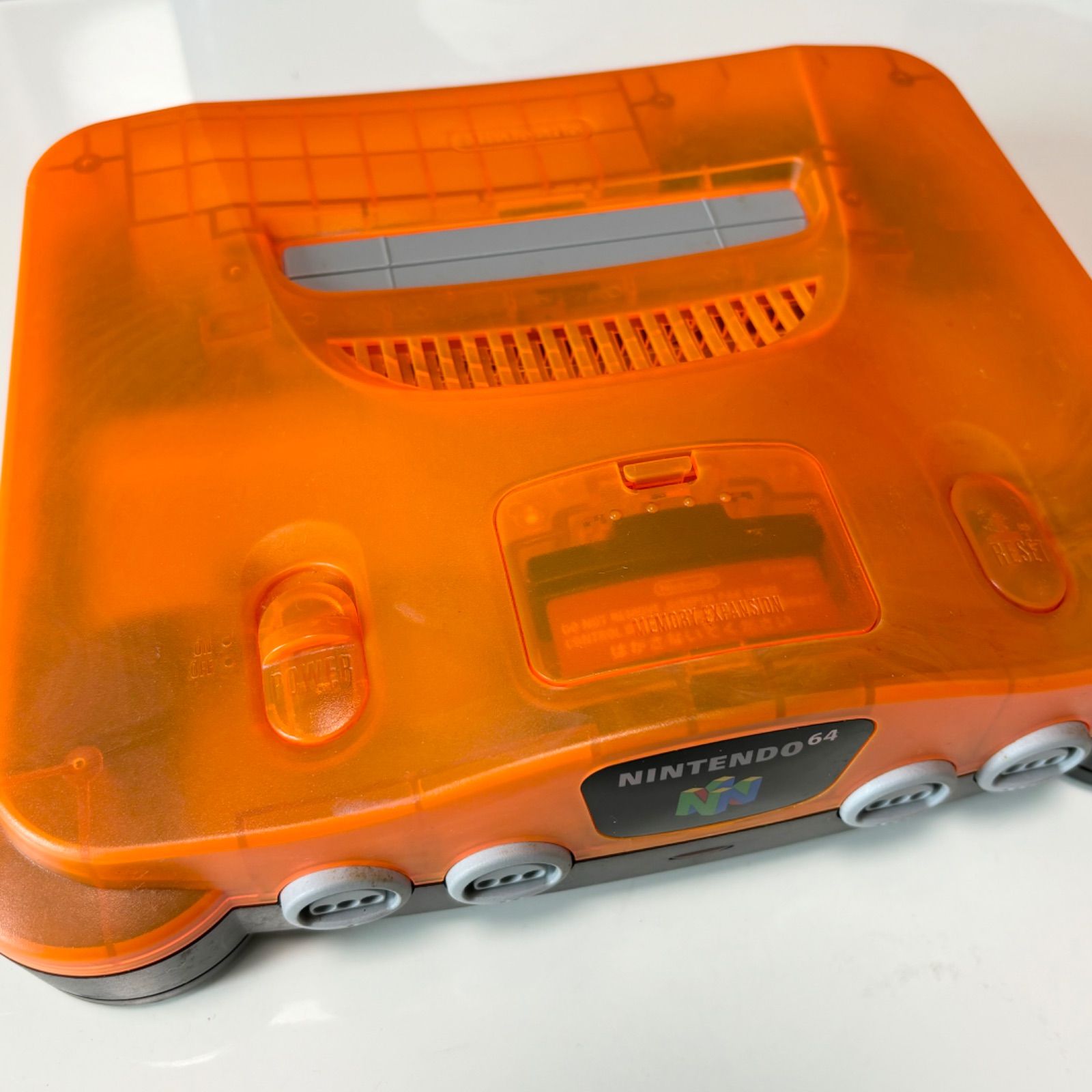 送料無料】Nintendo64/ニンテンドー64/クリアオレンジ/クリアブラック/限定品/本体/動作未確認 - メルカリ