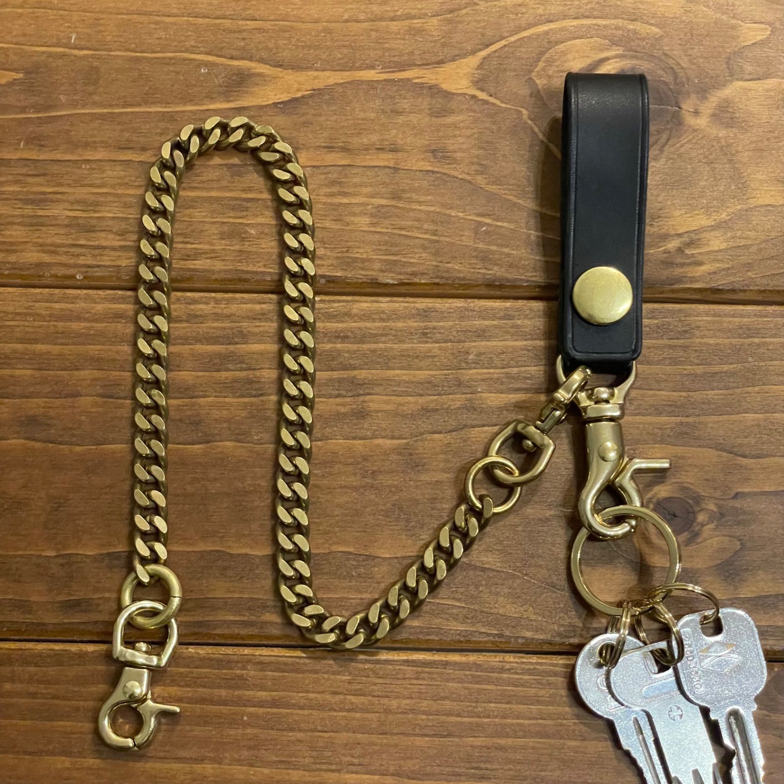 WCH-02】ウォレットチェーン キーホルダー ベルトループ 財布 鍵 一体