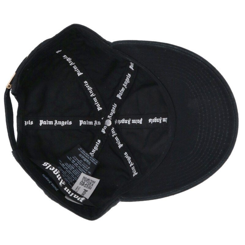 Palm Angels Logo-Embroidered Baseball Cap Black Men's - SS21