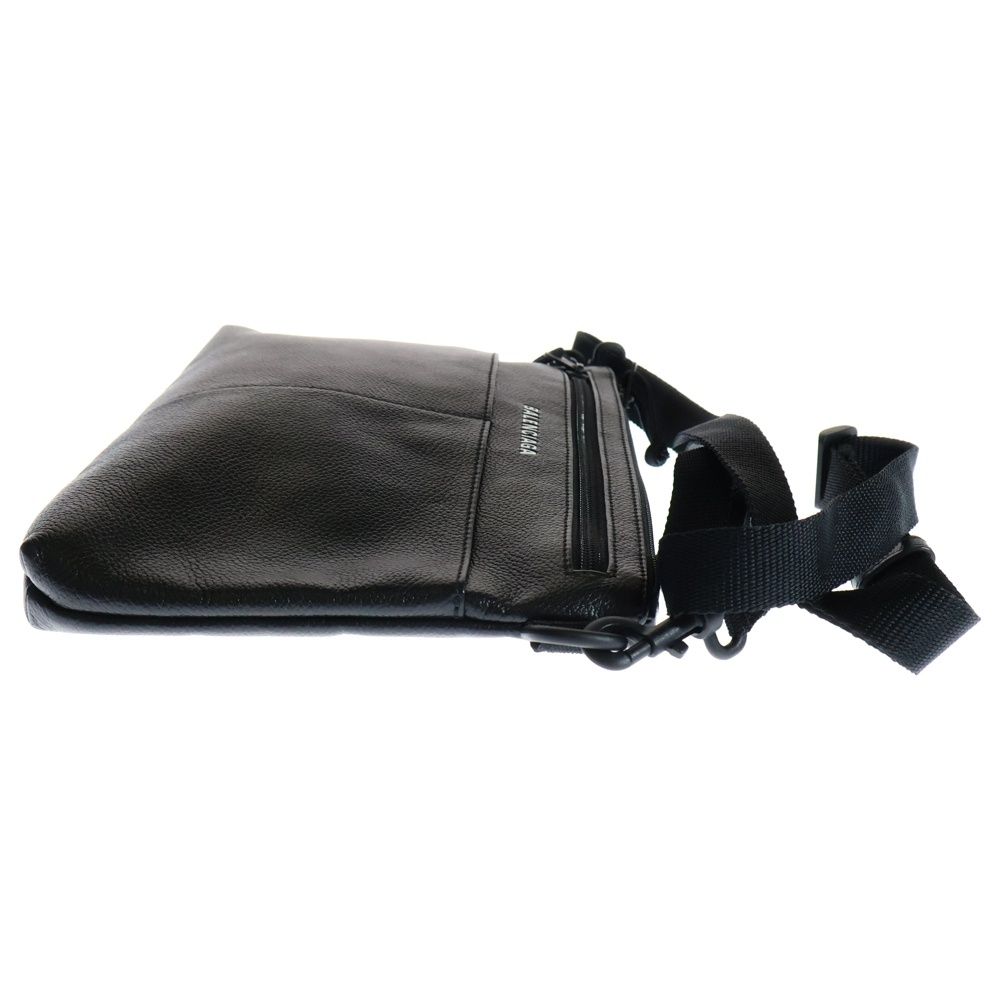 極美品！　バレンシアガ　オールレザー　ショルダー　バッグ　サコッシュ BALENCIAGA (バレンシアガ) SHOULDER BAG ロゴ レザー