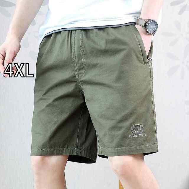 [4XL]メンズ ファッション 服 男性用 オシャレ シンプル 大人 かっこいい 大きいサイズ ストリート 紳士服 綿 夏 薄手 アウター 五分丈 カジュアル スーツ ショート パンツ 五分丈 パンツ ハーフ パンツ 夏