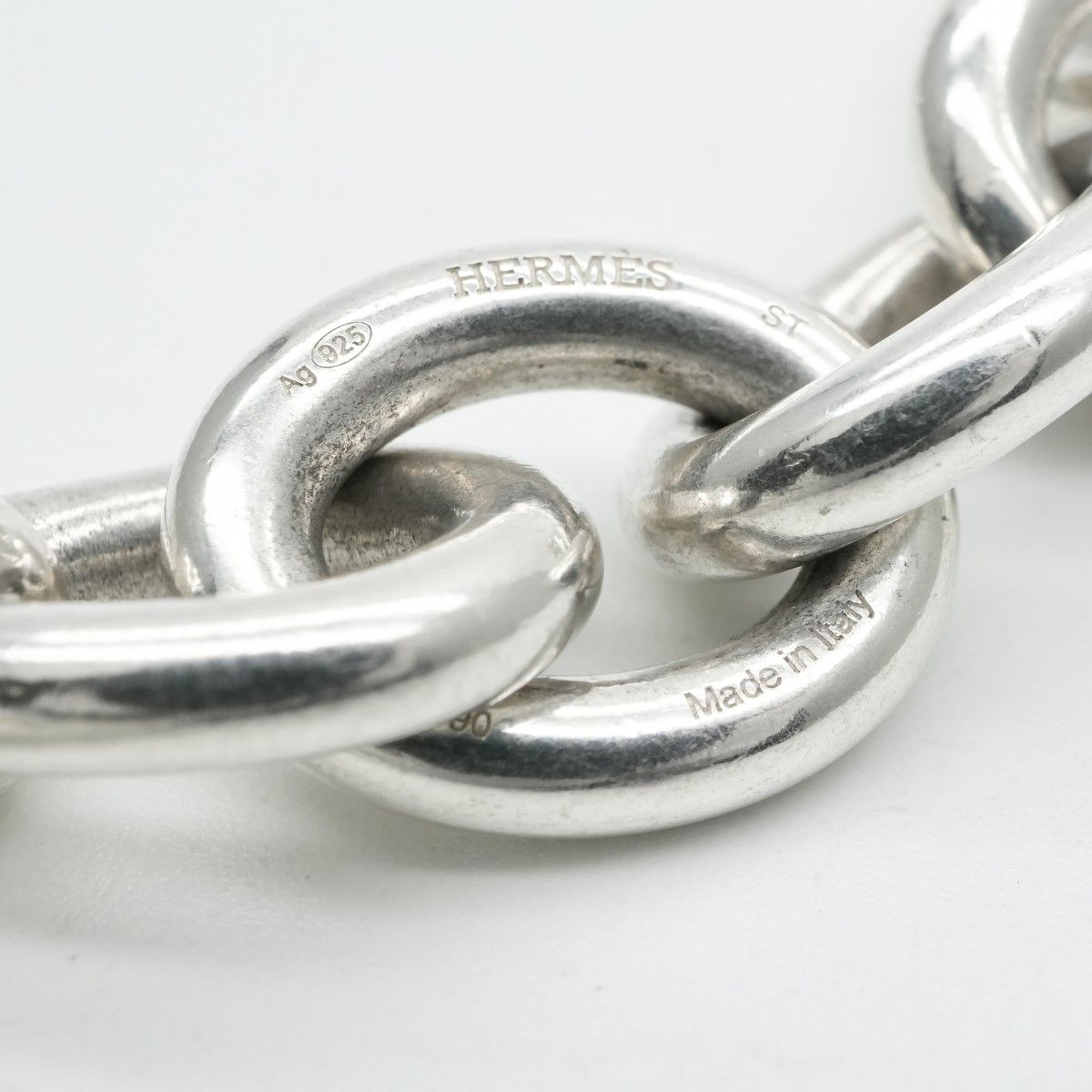 エルメス(Hermes) シェーヌダンクル バングル シルバー925 無し